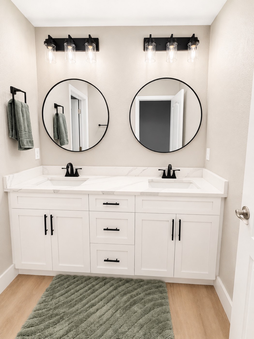 Guest bathroom after remodel