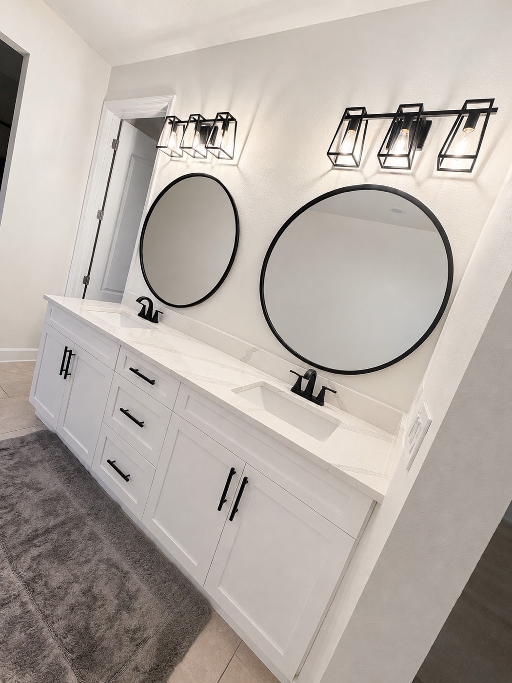 Remodeled master bathroom